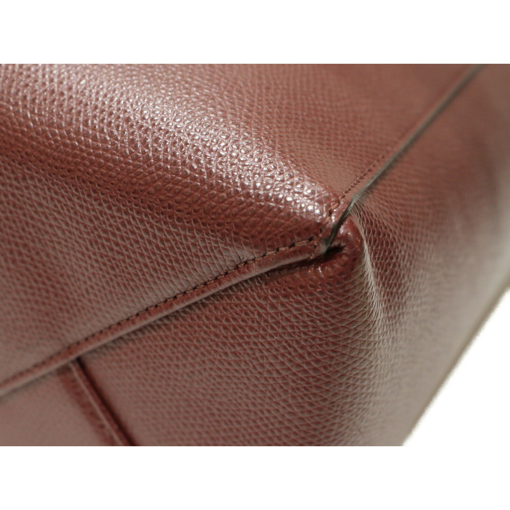 Celine Vertical Cabas Tote Bag Shoulder Wine Red Bordeaux Purple - Picture 5 of 7